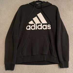 Adidas Original Men's Size Small Trefoil Hoody Pullover Fleece  DT7964 Black